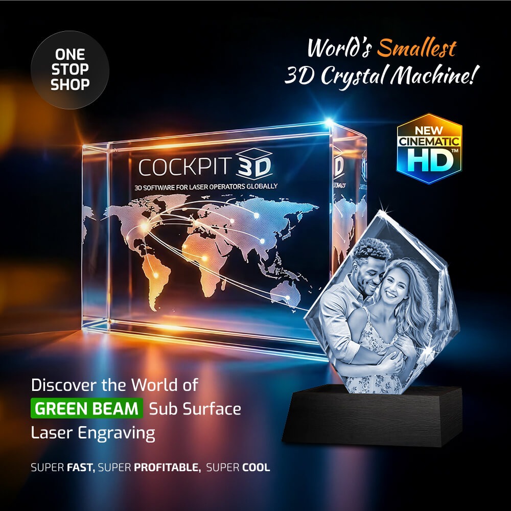 Stunning 3d gift made from your photo